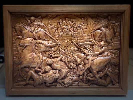 3D carving of Four Horseman of The Apocalypse